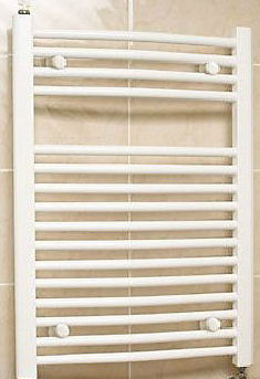 Stock Clearance Thames Richmond Cloakroom towel rail in white